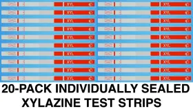 10 Individually Sealed Xylazine Test Strips 598481868643 Tranq Xyl Home Drug Testing Strips- 20 Pack With Scoops- Powder/liquid Exp 9/27 11z