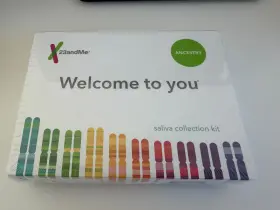 Uj15 23andme New Sealed Health Ancestry Saliva Collection Kit Exp. 10/05/2019