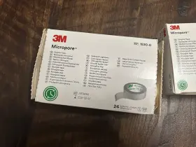 1530-0 3m Micropore Medical Surgical Tape 1/2 Inch X 10 Yard 24 Rolls