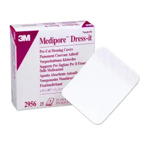 2956 3m Medipore Dress-it Dressing Retention Tape With Liner 5.88 X Inch 100 Per