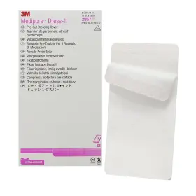 2957 3m Medipore Dress-it Dressing Retention Tape With Liner 5-7/8 X 11 Inch 25 Per Box