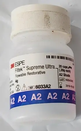 6033a2 3m Filtek Supreme Ultra Flow A2 Flowable Restorative Capsules - Box Of 20 0.2g