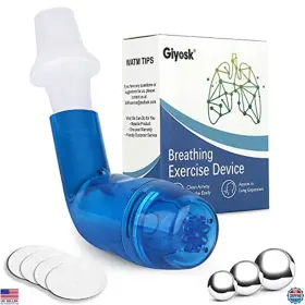 B0dc66378k 3m Portable Breathing Exercise Device For Lung Expansion And Mucus Relief Blue