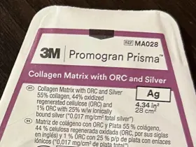 Pg004 3m Promogran Matrix Prisma 4-1/3 X Inch. Orc And Silver. Lot Of Two. Brand