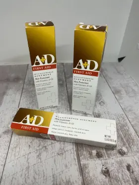 A D 365197400102 First Aid Ointment 1.5oz - Sold As Lot Of 3 Exp.date April 2026