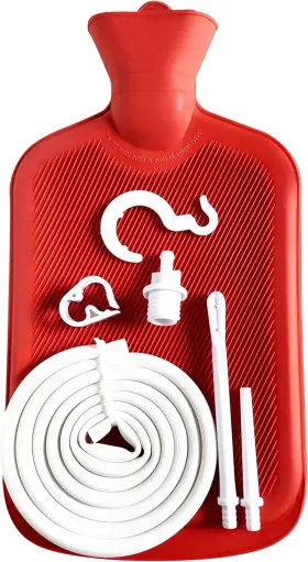 Abyclean 313040571585 Enema Bag Kit Rubber Anal Douche Vaginal Cleaner