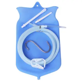 Abyclean 793740794185 Silicone Enema Bag Kit Anal Douche Vaginal Cleaner For Women S O