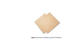 Pltz-00060 Acor Pink- 1/4 Inch - Top Covers In Orthotics And Afo Interfaces
