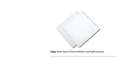 Pltz-00057 Acor Plzt-00057 White- 3/16 Inch - Base Layer In Foot Orthotics And Light Posting