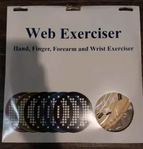 Activa 885914085929 Web Excersizer Therapy Finger Hand Wrist Resistance Light Yellow Od 14in New Usa