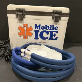 Mi-12l Adroit Medical Portable Mobile Ice Therapy System With Lumbar Pad Untested