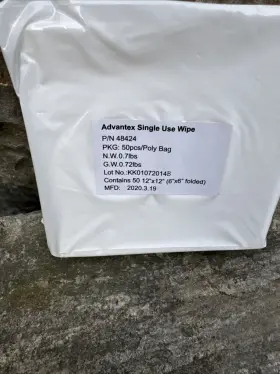 48424 Advantex Single Use Wipes Contains 50 12 Inch X12 6 X6 Folded Sealed New