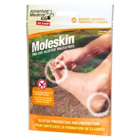 0155-0400 Adventure Medical Kits Moleskin Pre-cut Blister Dressings 4.7 Inch X 0.185 Yds