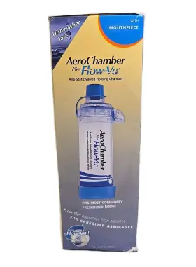 Aero Chamber 304563154676 1 Plus Flow-vu With Mouthpiece Bpa Free