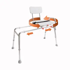 77662 Agiolax Eagle Health Supplies Swivel Sliding Shower Chair And Tub Transfer Bench Weight