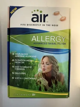 Air 897762002171 Allergy Advanced Nasal Filter Contains 12