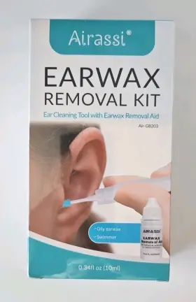 Air-gb203 Airassi Earwax Removal Kit Ear Cleaning Tool With Aid New