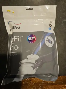Airfit 619498690015 Headgear P10 Pillows System S M L Small Medium Large Size Sealed