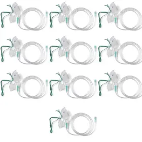001201 Airlife Up To 20 Adult / Pediatric Oxygen Mask Vyaire Elongated Style