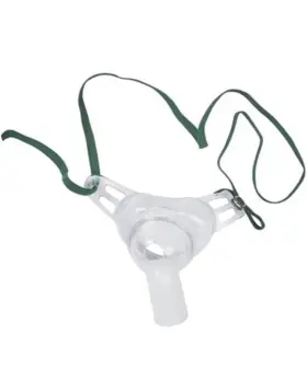 001226 Airlife 3pcs Tracheostomy Mask Collar Style Pediatric Adjustable Head Strap