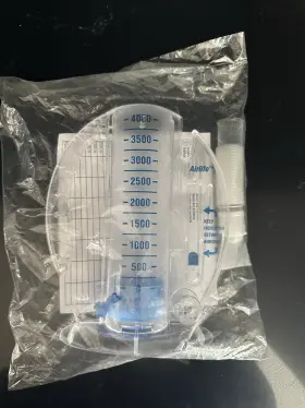 001901a Airlife Volumetric Incentive Spirometer 4000 Ml Lung Capacity Tester New Sealed