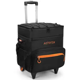 Aisthtea 702571992547 Rolling Cooler With Wheels And Handle 