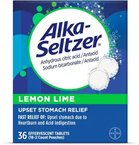 Alka-seltzer 016500500568 Heartburn Relief 36 Effervescent Tablets Count Pack Of 4