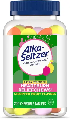 Alka-seltzer 016500591511 Extra Strength Heartburn Relief Chews 200 Count Pack Of 1