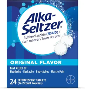 782130 Alka-seltzer Effervescent Tablets Original Flavor Fast Multi-symptom Relief
