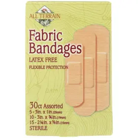 51195 All Terrain Fabric Bandages Assorted 30 Ct