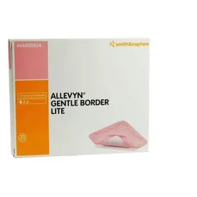 66800835 Allevyn Smith And Nephew Gentle Border Lite Dressing 4 Inch X Box Of 10