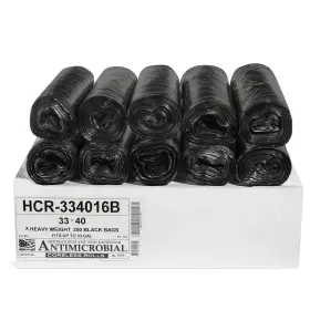 Hcr-334016b Aluf Plastics High Density Trash Bags 33 250 Count Pack Of 1 Black