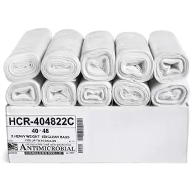 Hcr-404822c Aluf Plastics High Density Trash Bags 45 150 Count Pack Of 1 Clear