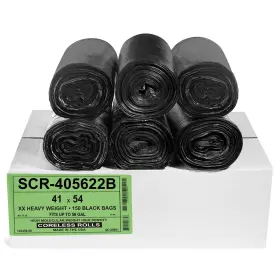 Scr-405622b Aluf Plastics 55-60 Gallon Trash Bags Source 150 Count Pack Of 1 Black