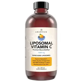 Lipoc1000 Amandean Liposomal Vitamin C 1000mg Liquid Supplement Immune Support Vegan Skin
