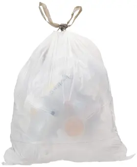 Amzb-18gw-2.0ds Amazoncommercial 18g Compactor Bags - 18 Gallon 50 Count 2 Mil
