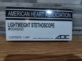 004500 American Heart Association Lightweight Stethoscope Brand New In Box - #004500