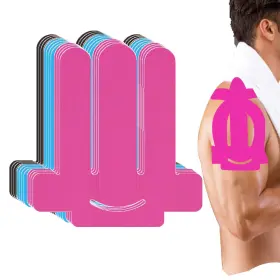 Anampion 762178930458 Kinesiology Tape For Shoulder Precut 12 Pcs Pain Relief