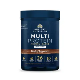Ancient Nutrition 816401028891 Protein Powder Multi Animal Based 26g Grass Fed Whey Creatine 5g Dark Chocolate
