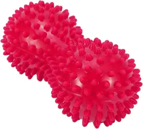 Anggrek 8781939959219 Spiky Massage Ball Peanut Massager Fitness Exercise Mobility Pink