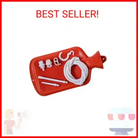 Aovioan 702865502612 Rubber Douche / Enema Bag Hot Water Bottle Combination System Kit For Men And W