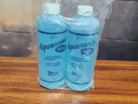 Aquasonic 638632490755 Ultrasound Gel Blue 1 Liter Bottle 01-34 2 Bottles