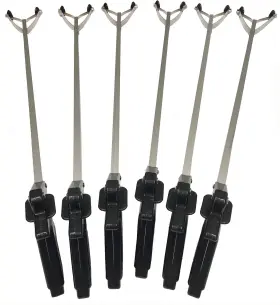 40s-6-fba Arcmate 4.5 Inch 8 Lb 6 Pack Grabber Reacher Heavy Duty Lightweight Grab-it
