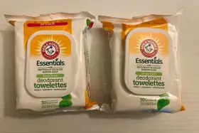 Arm & Hammer 815195018460 And Deodorant Towelettes Nib 30 Wipes Simply Fresh Scent - Set Of 2