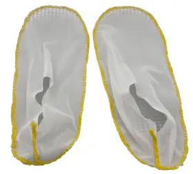 Ssa111 Asp Global Lot Of 30 Pairs Reusable/disposable Shower Socks Size Small/medium