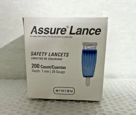 980228 Assure Box Of 200 Arkray Lance Safety Lancet 1mm 28g