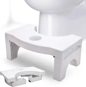Auoace 049500579654 Foldable Toilet Potty Stool For Adults Heavy Duty Plastic Portable Squatti