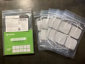 Eb1520023 Auvon 20 Pack Self Adhering Electrodes For Tens Ems Mens2 Inch X 2 50 Mm -new