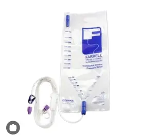 43-4100 Avanos Farrell Valve Closed Enteral Decompression Bags Enfit Case Of 30