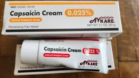 50269-195-60 Avkare New Lot Of 10 Ea Pack External Analgesic Capsaicin Cream 0.025% 2.1 Ounce